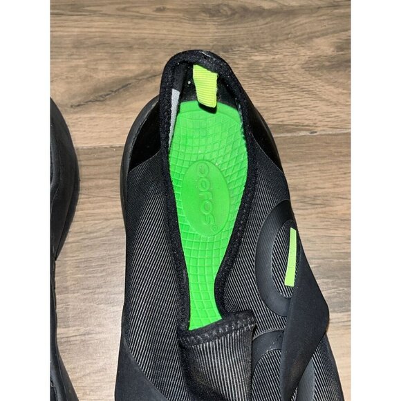 OOFOS Black & Gray Lightweight Recover Performance Fibre Low Shoes Men's Size 11 - Picture 6 of 9